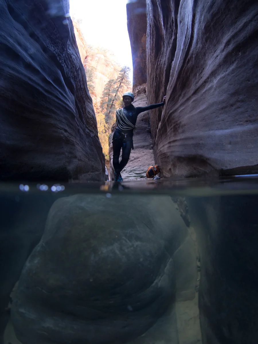 Eventhough the water was pretty stagnant, the water was decently clear