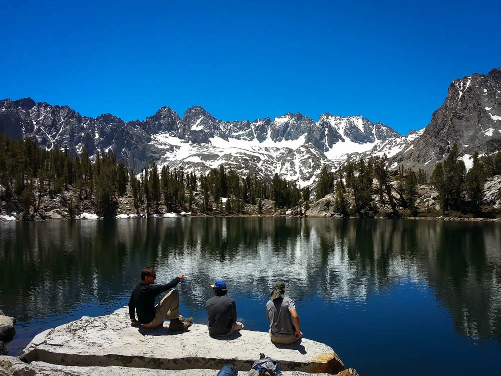 The view from Summit Lake was amazing - we could see the true size of the Palisade Glacier