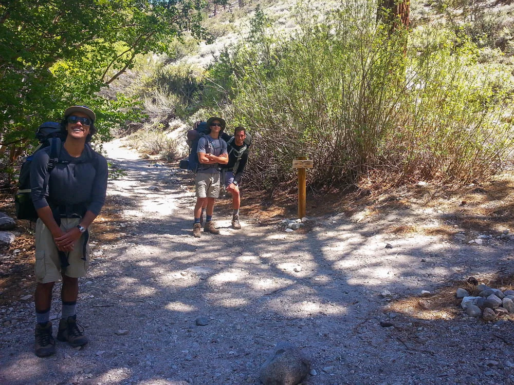 We decided to take the lower route, supposedly more protected from the sun