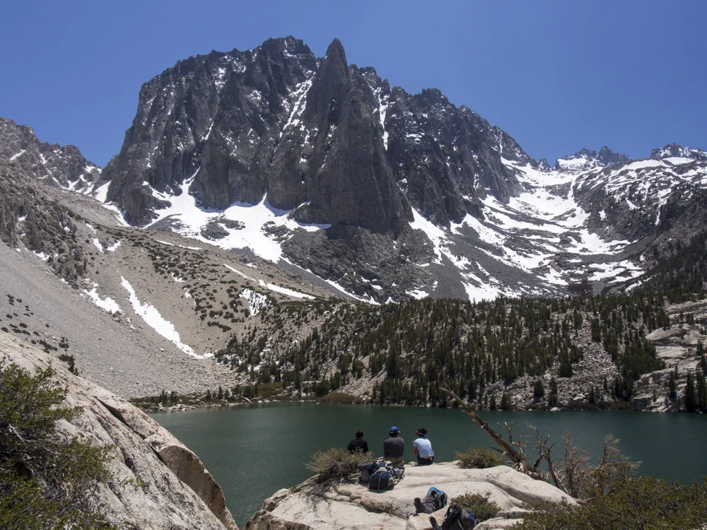 Our first spectacular view of Temple Crag. We just had to stop and eat lunch here. Photo by: Kyle McBurnie