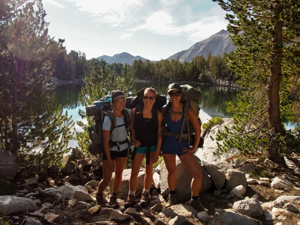 The girls for one final picture before leaving Big Pine