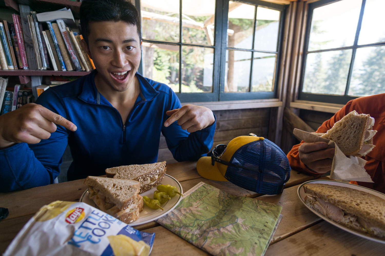 Eating at bearpaw was a highlight on our HST backpacking trip