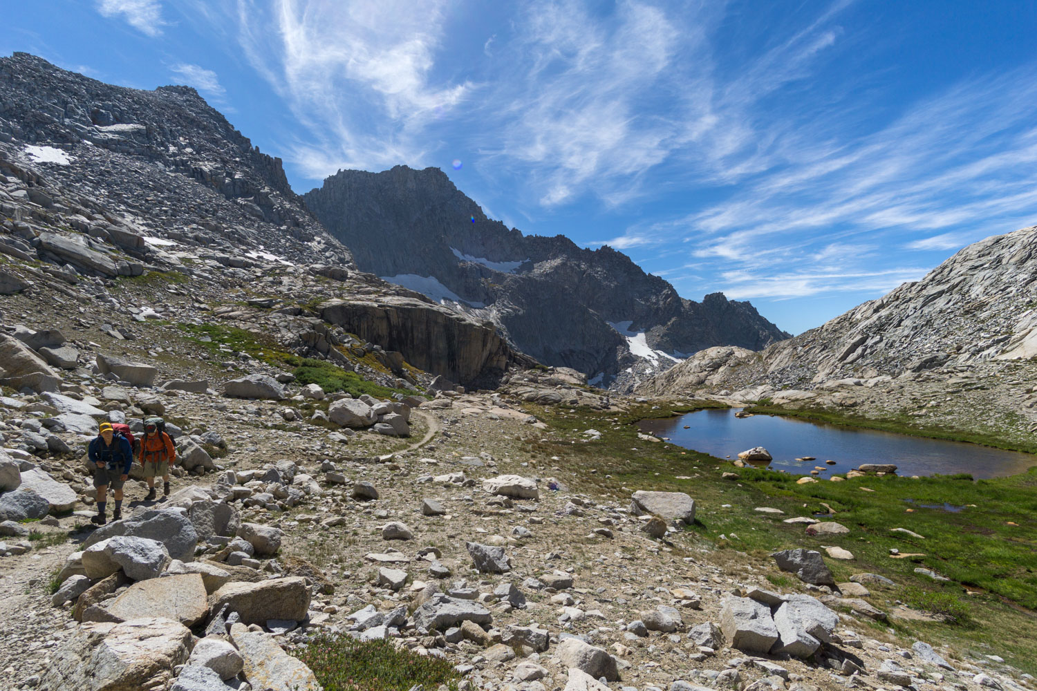 backpacking the high sierra trail in sequoia national park
