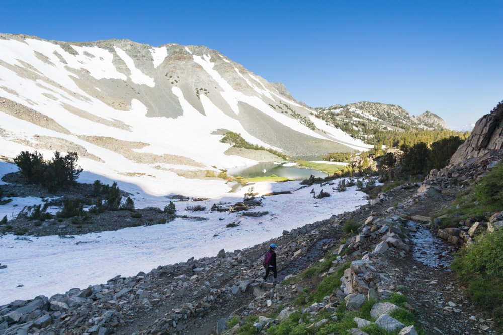 hiking mammoth lakes area