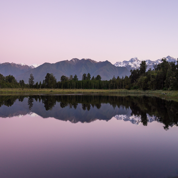 Gorgeous Lake Matheson reflections