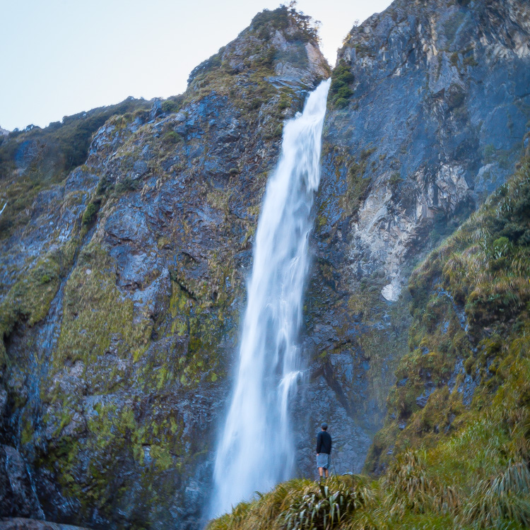 Devil's Punchbowl Falls in Arthur's Pass National Park