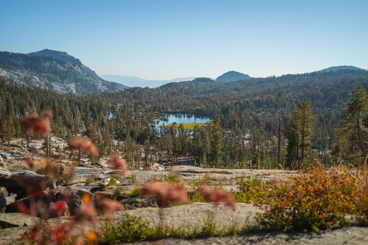 Upper Velma Lakes in the distance