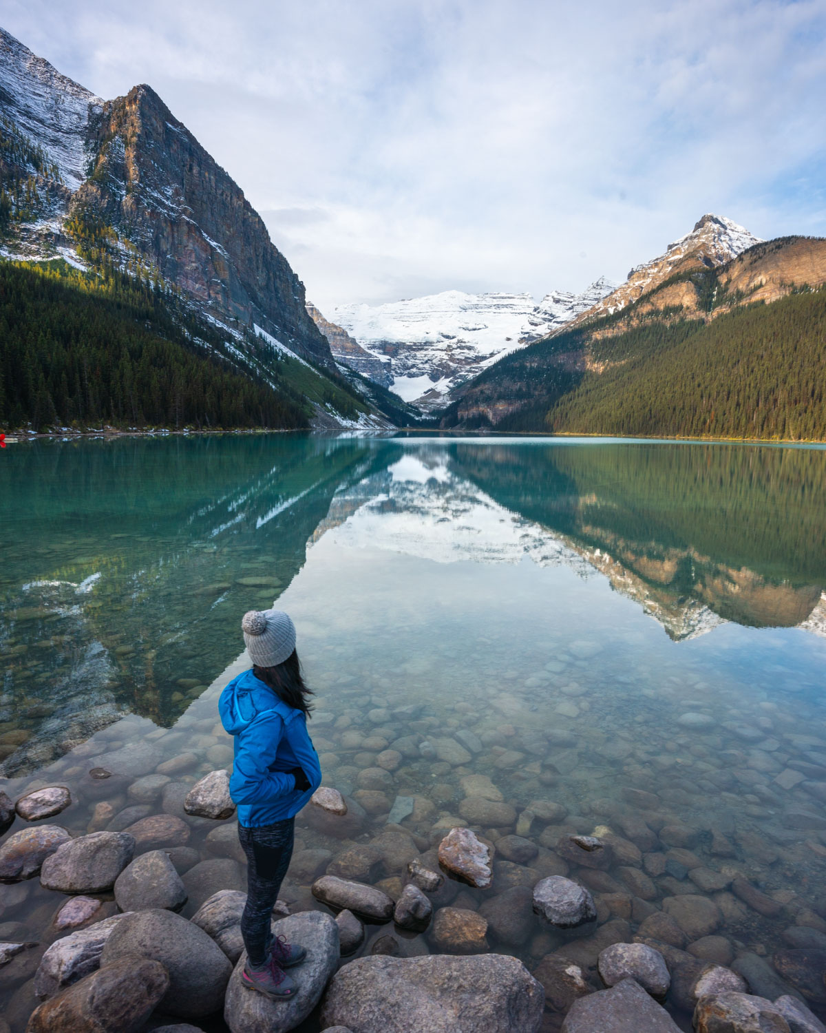 Early morning reflections at Lake Louise