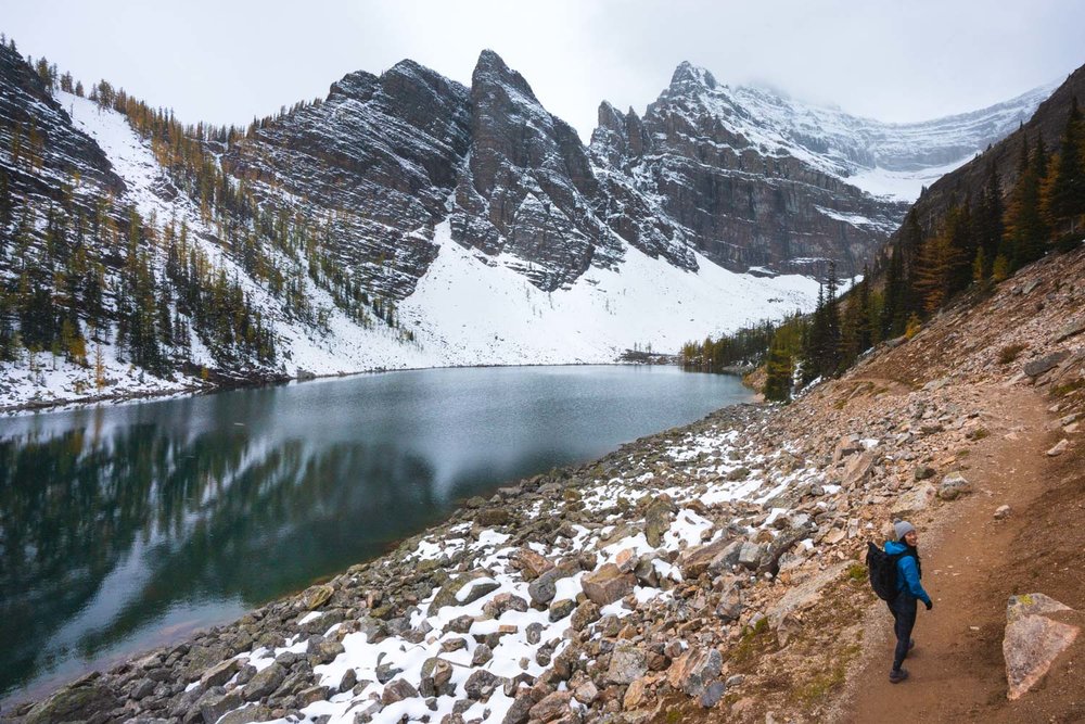 Lake Agnes day hikes in Banff
