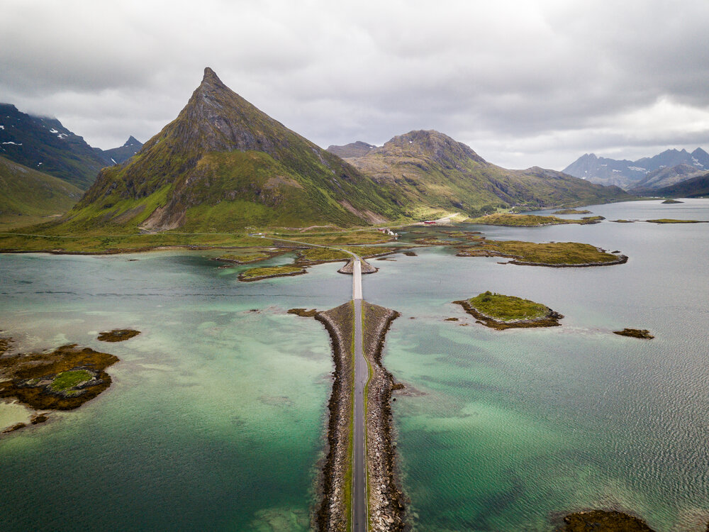 Lofoten drone photo locations