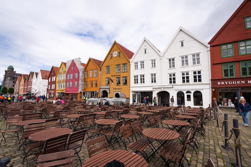 Bryggen UNESCO site in Bergen, Norway