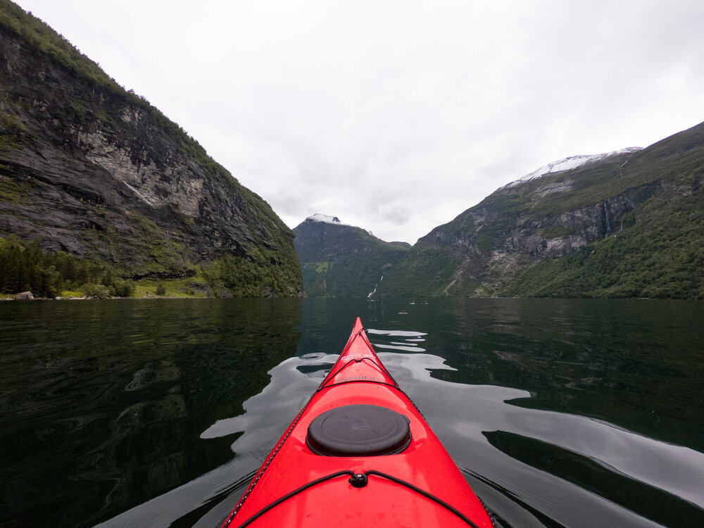 Best fjord kayaking in Norway