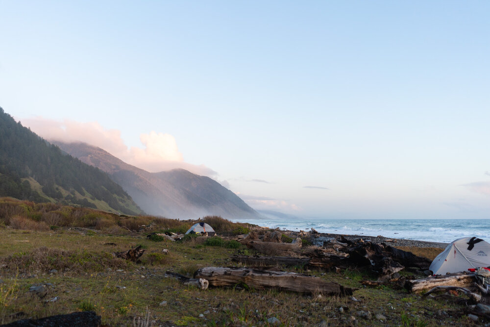 Where to camp on the Lost Coast Trail