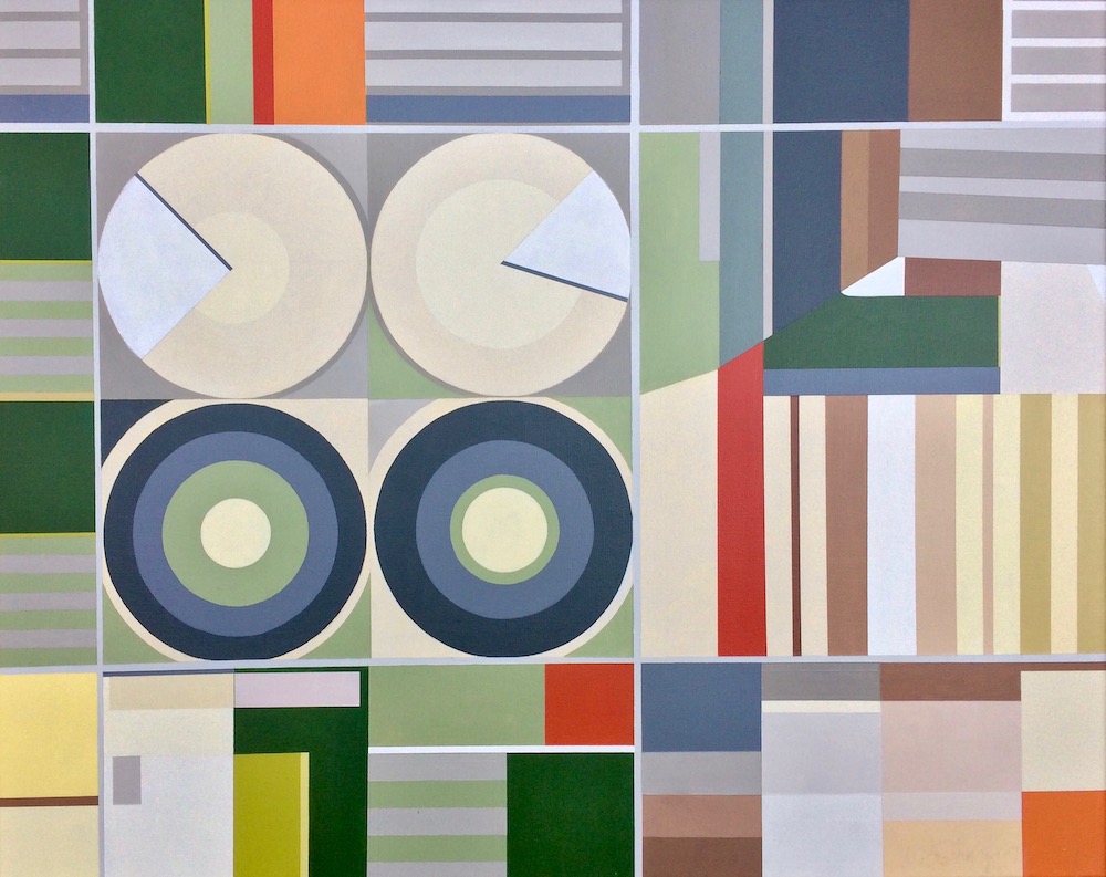 Adobe, acrylic on linen, 24” x 30”