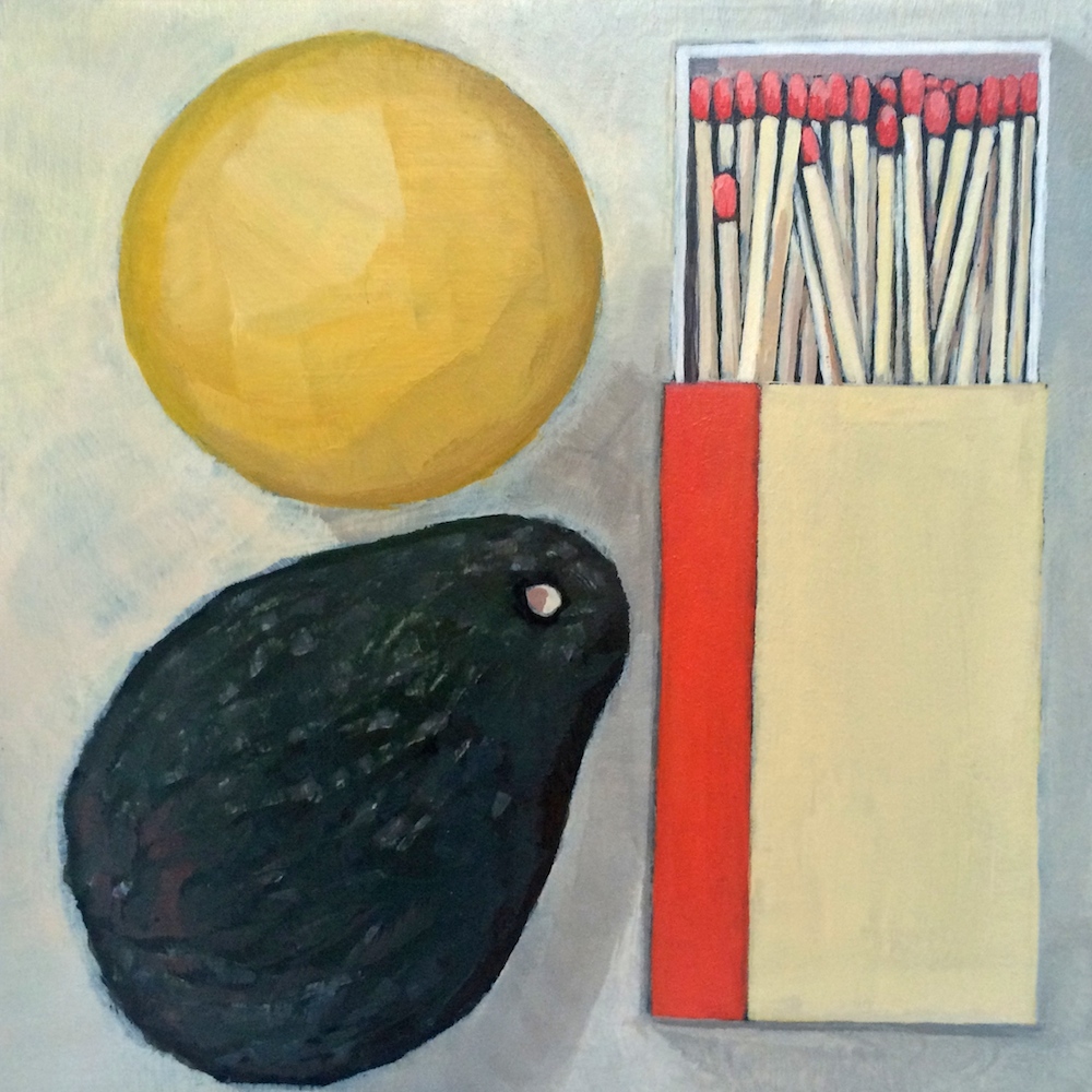 Matchbox, acrylic on panel, 6” x 6” (SOLD)