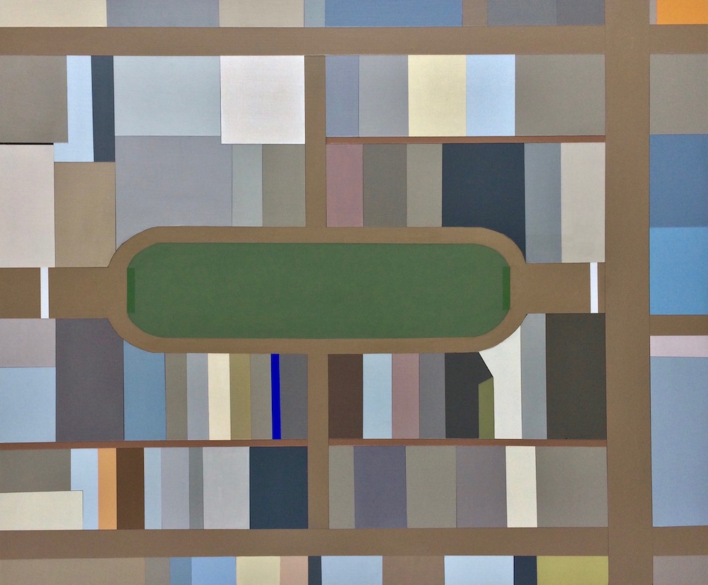 South Park/China Basin, acrylic on panel, 20” x 24” (SOLD)