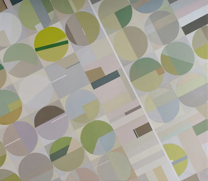 Imperial, acrylic on linen, 26” x 30” (SOLD)