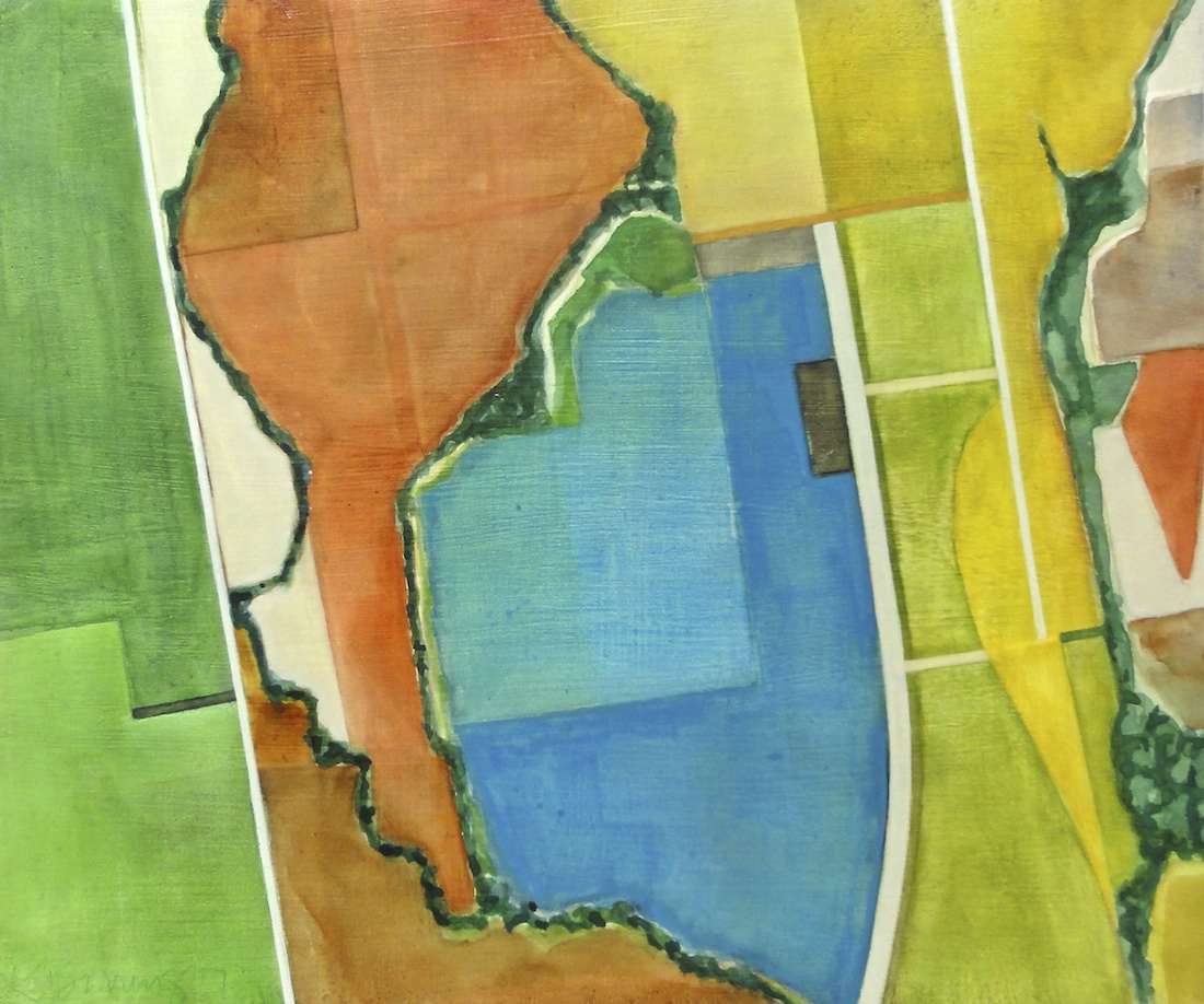 Dunbar, watercolor on panel sealed with acrylic, 10” x 12” (SOLD)
