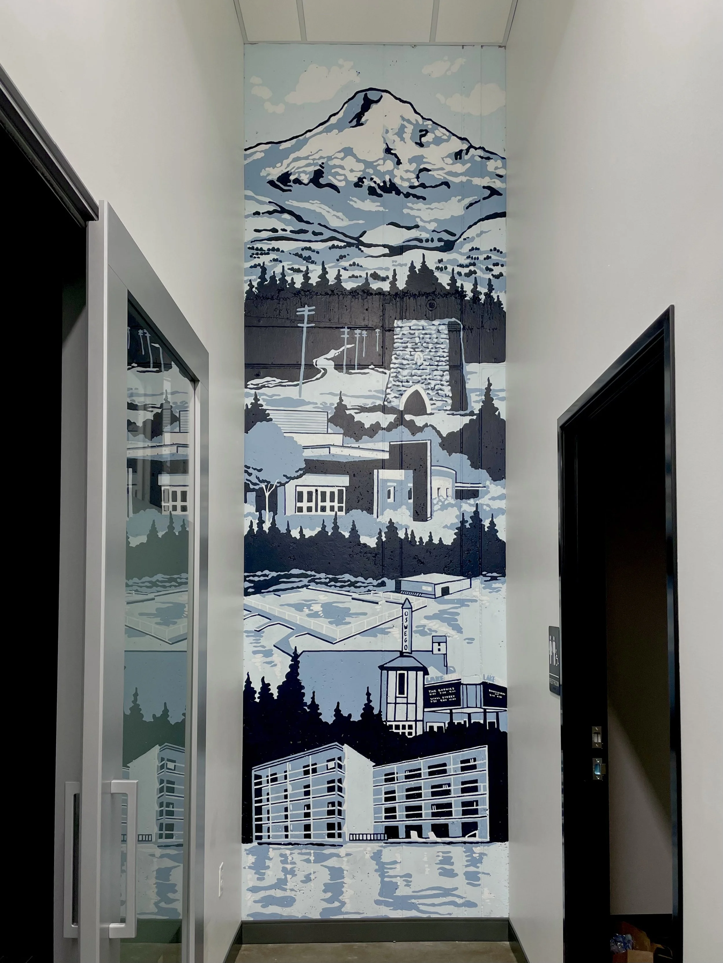 Edward Jones Lake Oswego Mural