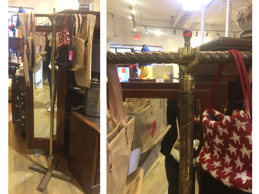 Fantastisch toch deze hanger voor accessoires; tassen, sjaals, sieraden, riemen...... Ik zie hem wel staan in mijn gang! 