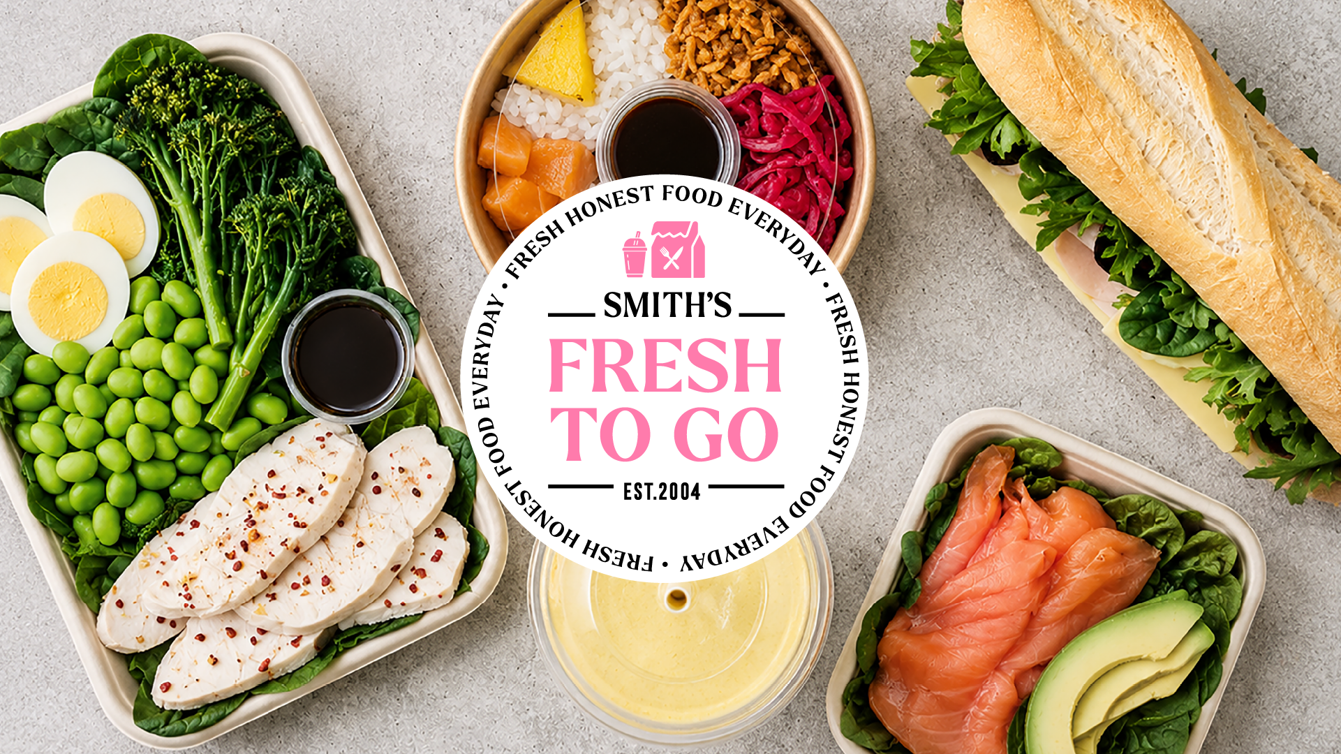 Fresh food photography for Smiths Fresh to Go