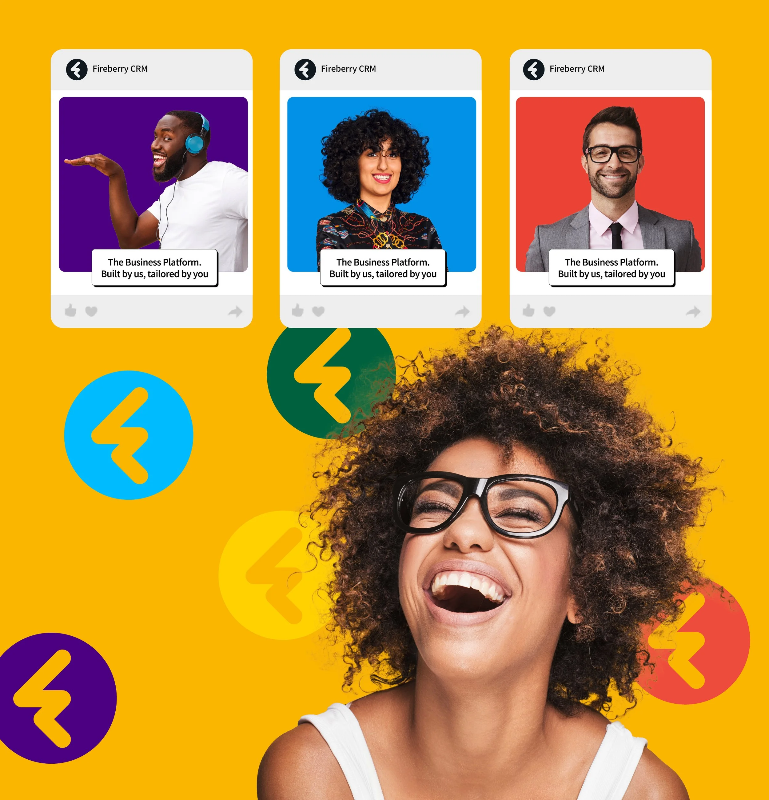 Fireberry CRM Digital branding by LMPP Studio