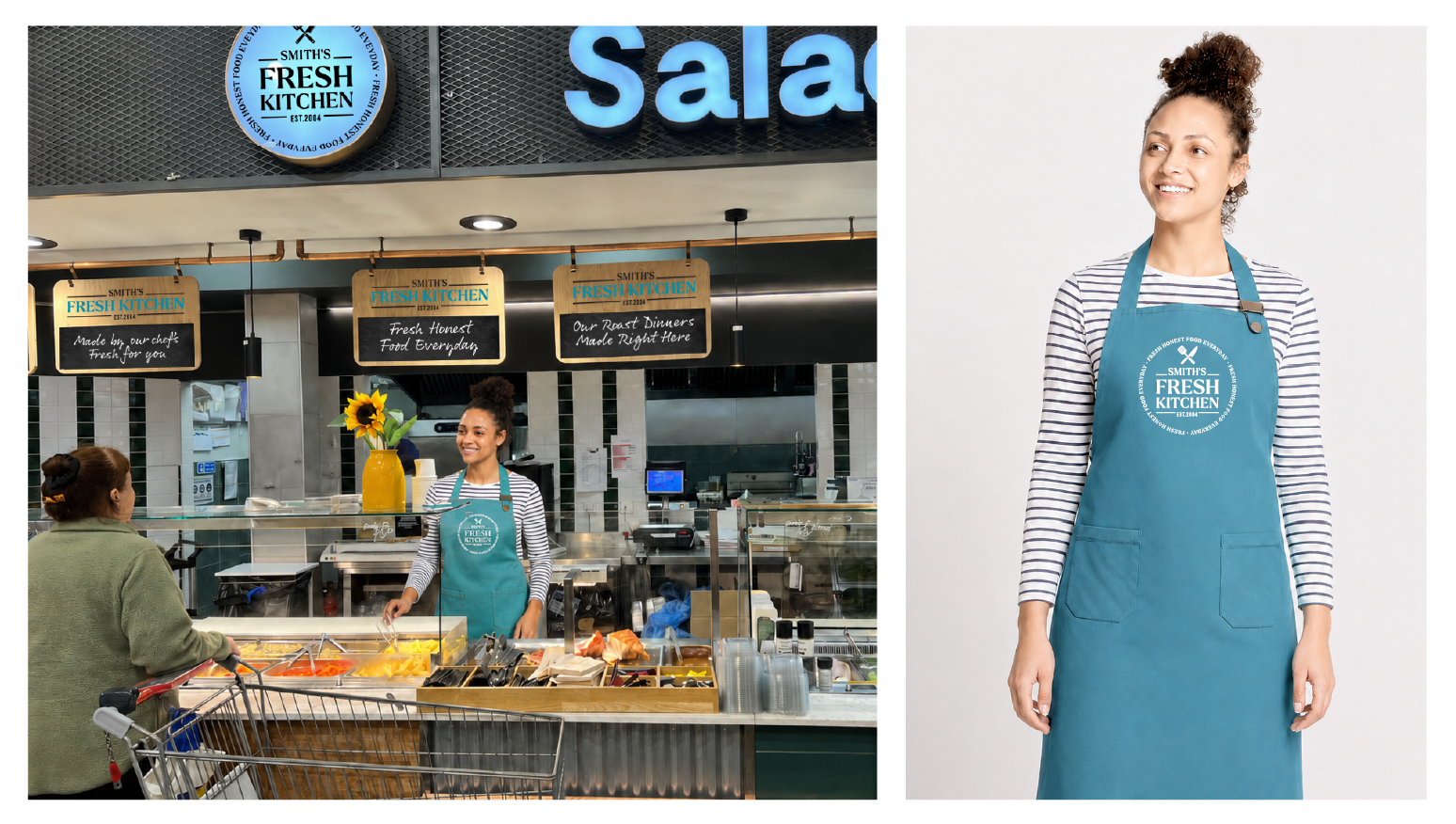 Smiths Fresh Kitchen branded food counter