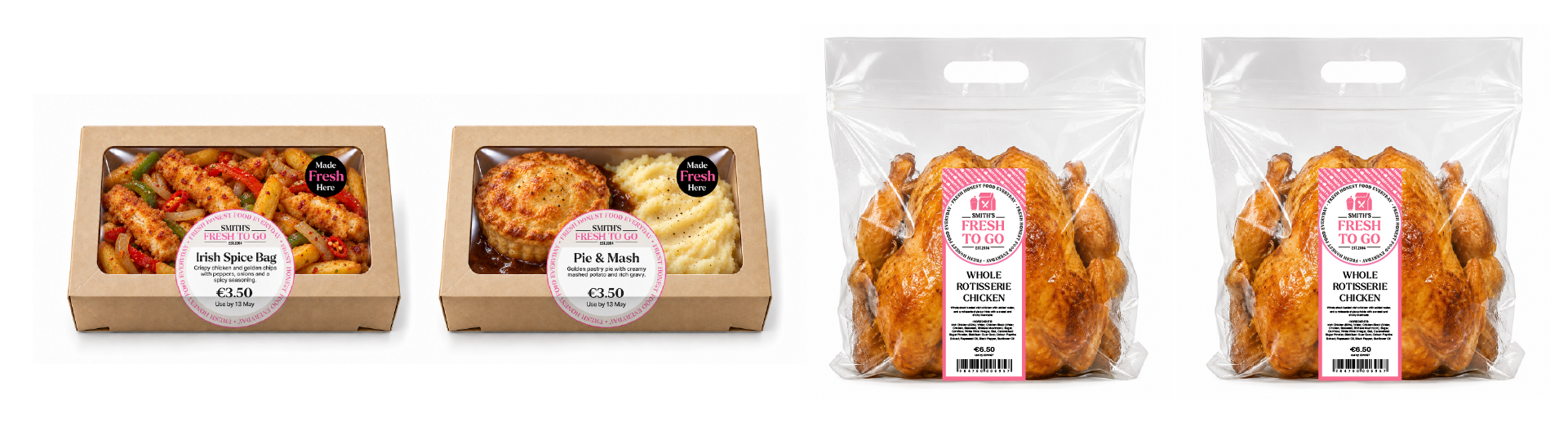 Smiths Hot to Go takeaway packaging