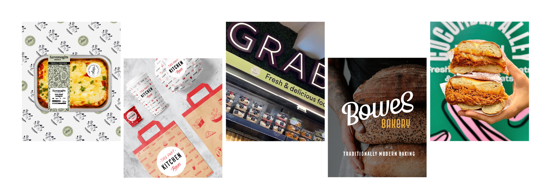 Retail branding and packaging design by LMPP Studio across supermarket shelves, food-to-go and convenience retail environments