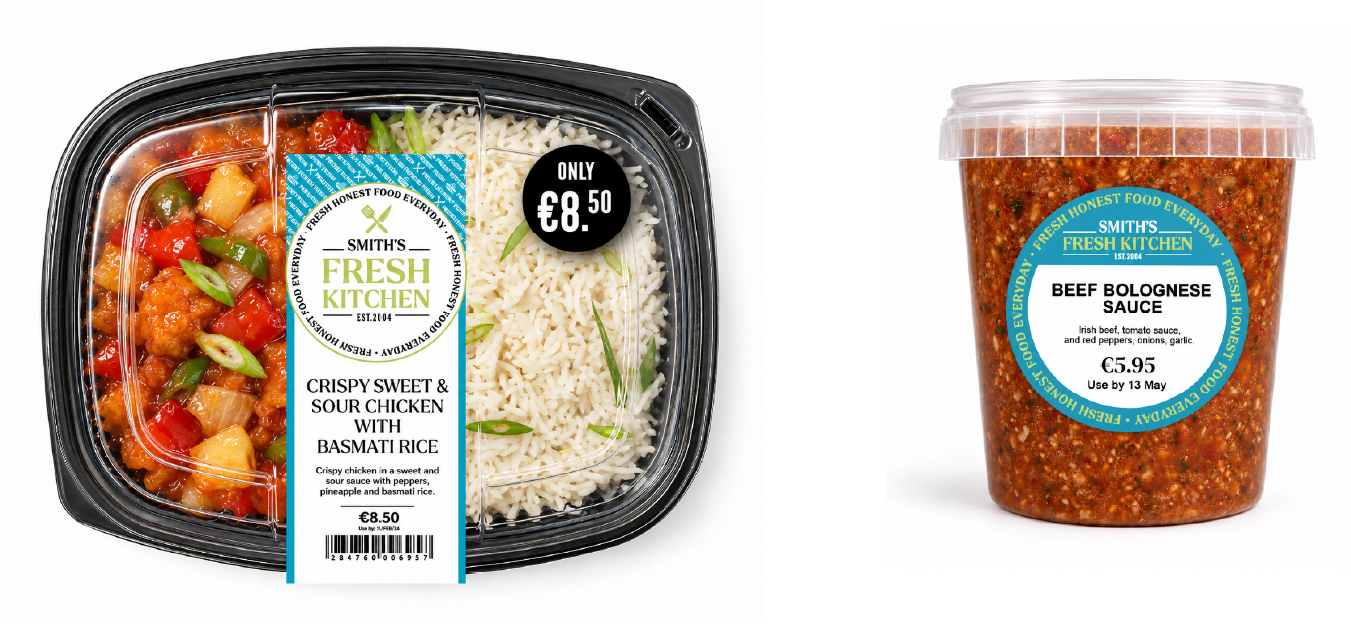 Smiths Kitchen Ready Meals packaging design