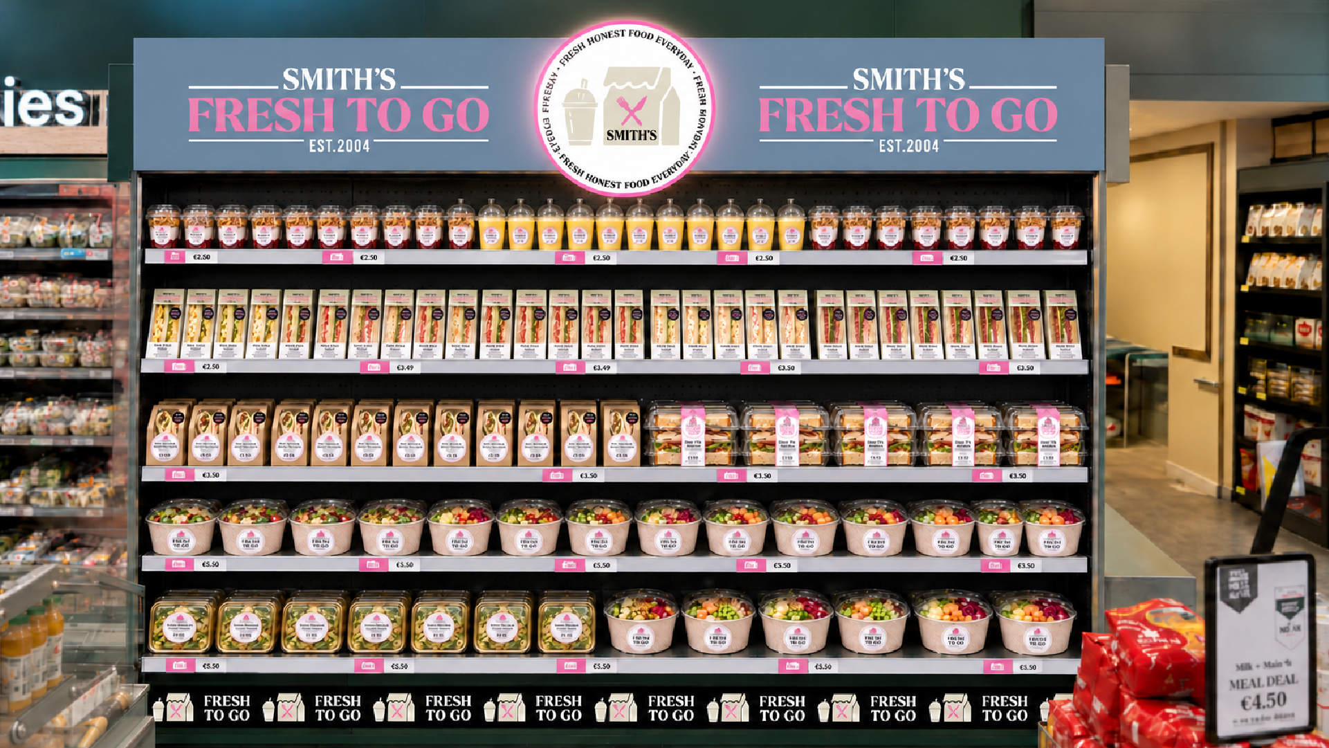 Smiths Fresh to Go chilled display unit