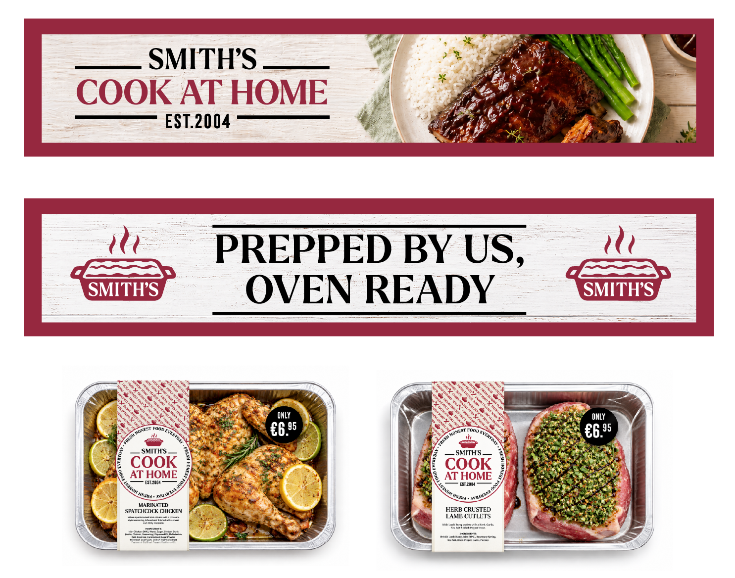 Smiths Cook At Home prepared meat range