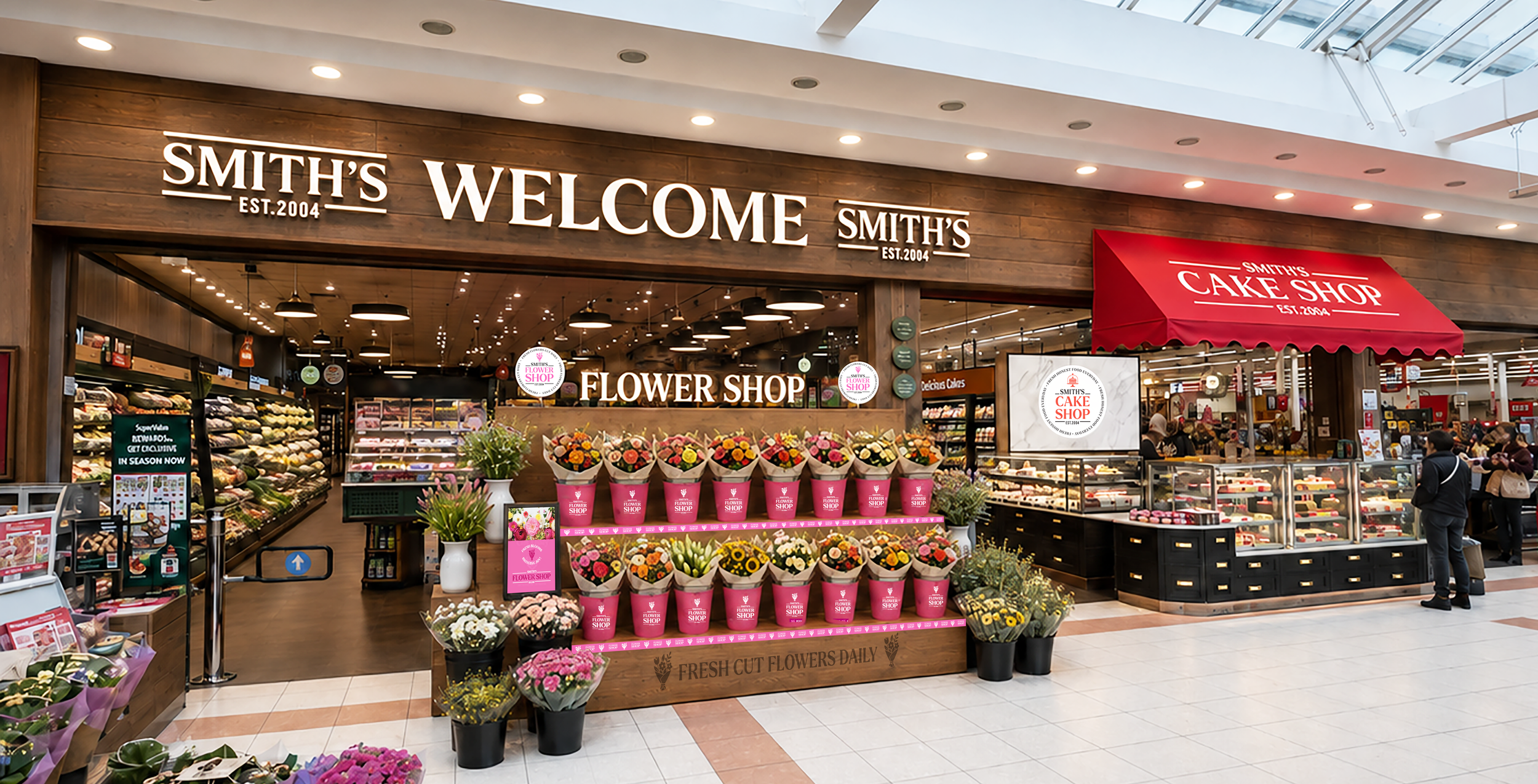 Smiths SuperValu storefront in Navan with the new Food Market branding