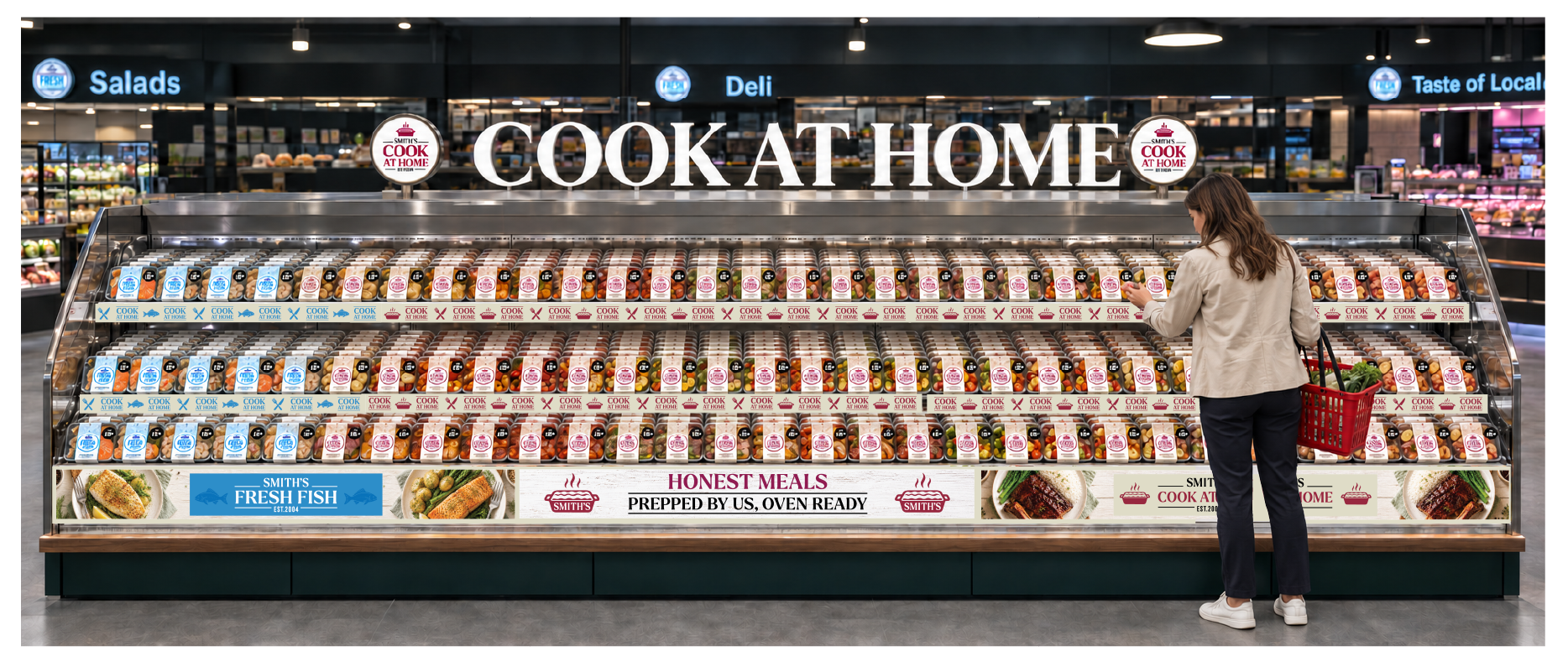 Smiths Cook At Home retail display unit
