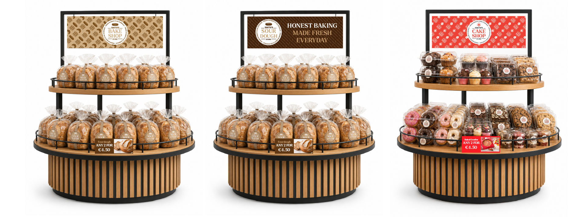 Smiths Bake Shop freestanding display unit