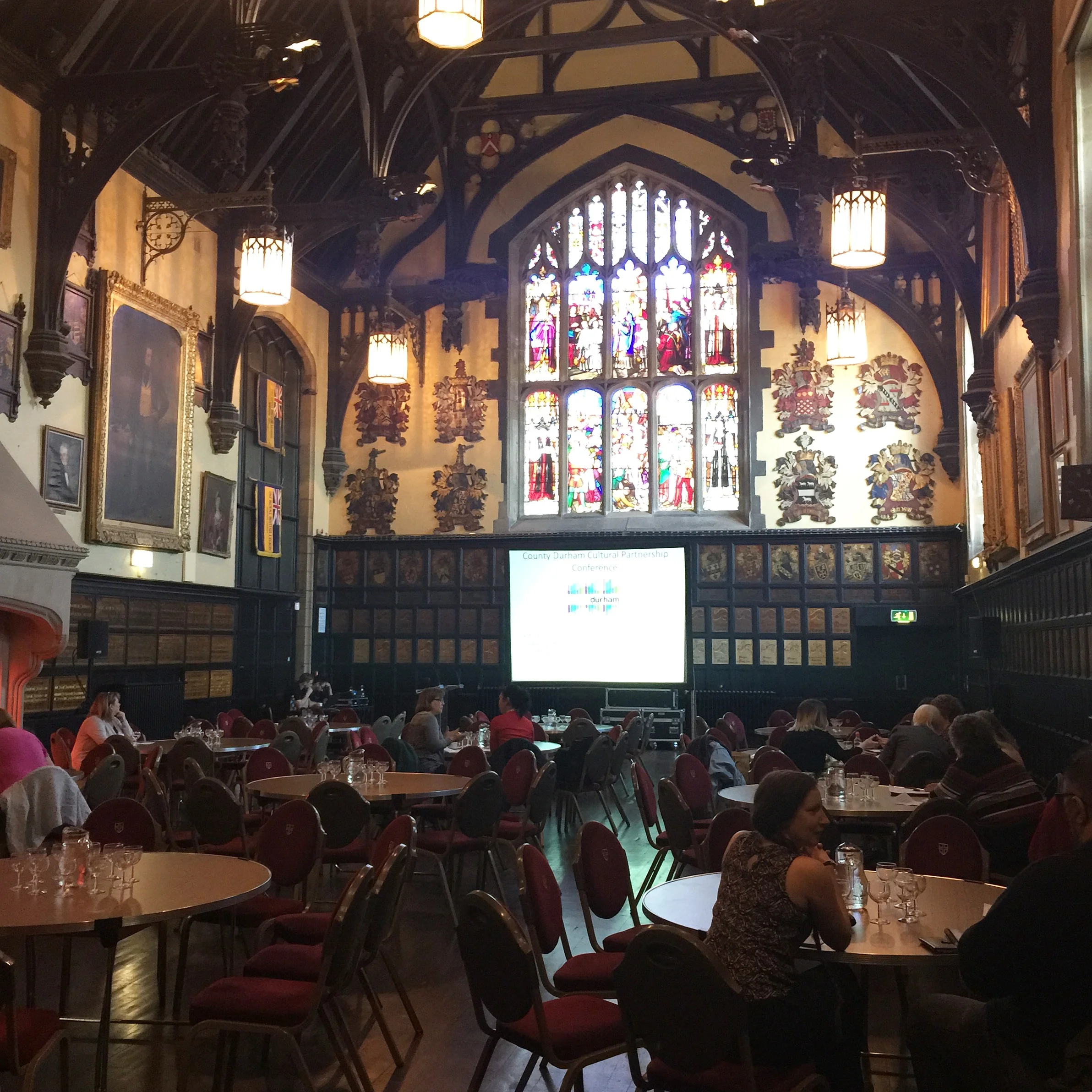 Managed to take this sneaky snap before the Hall filled up! Not bad for a venue...