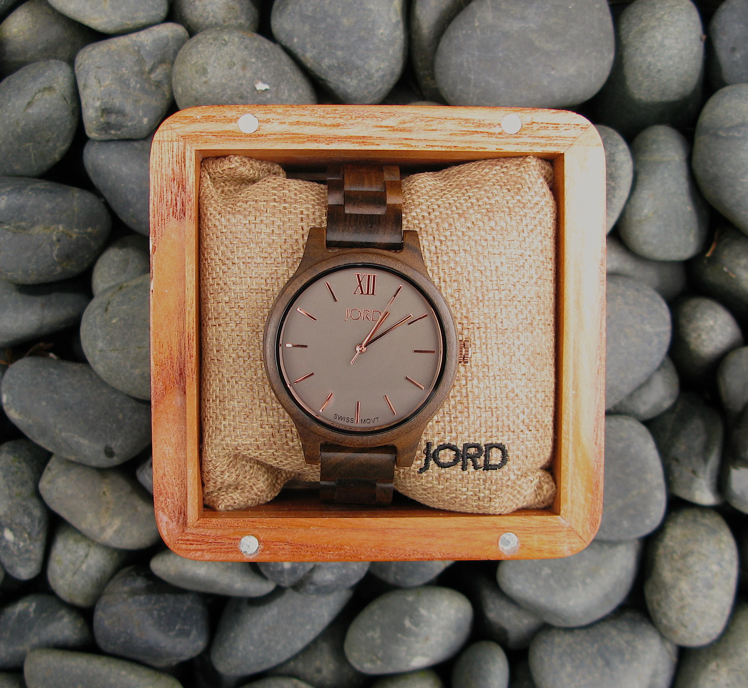 Wood men's watch