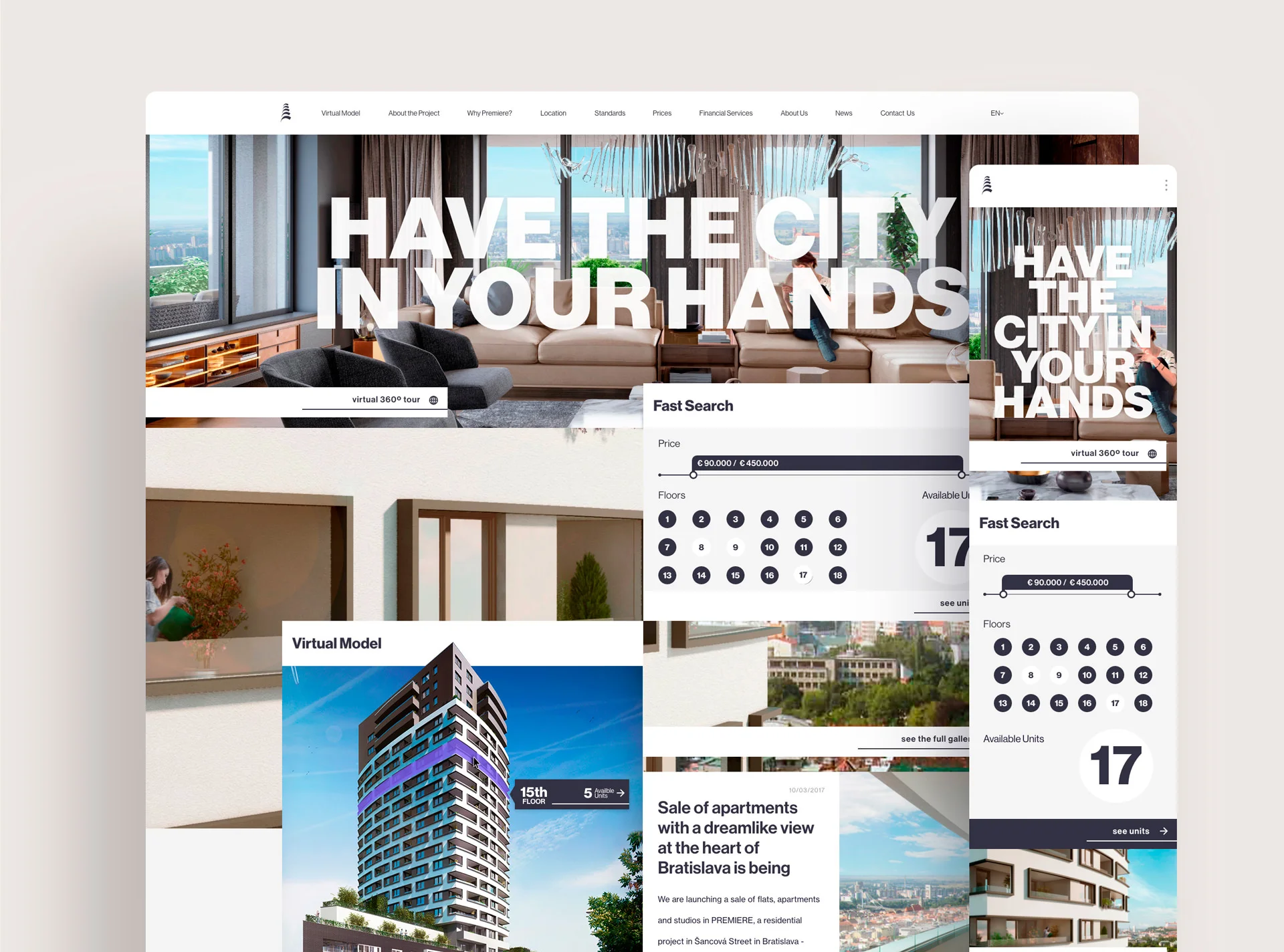 Home Desktop and Mobile Version