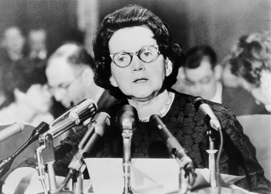 Rachel Carson- grön författare och marinbiolog