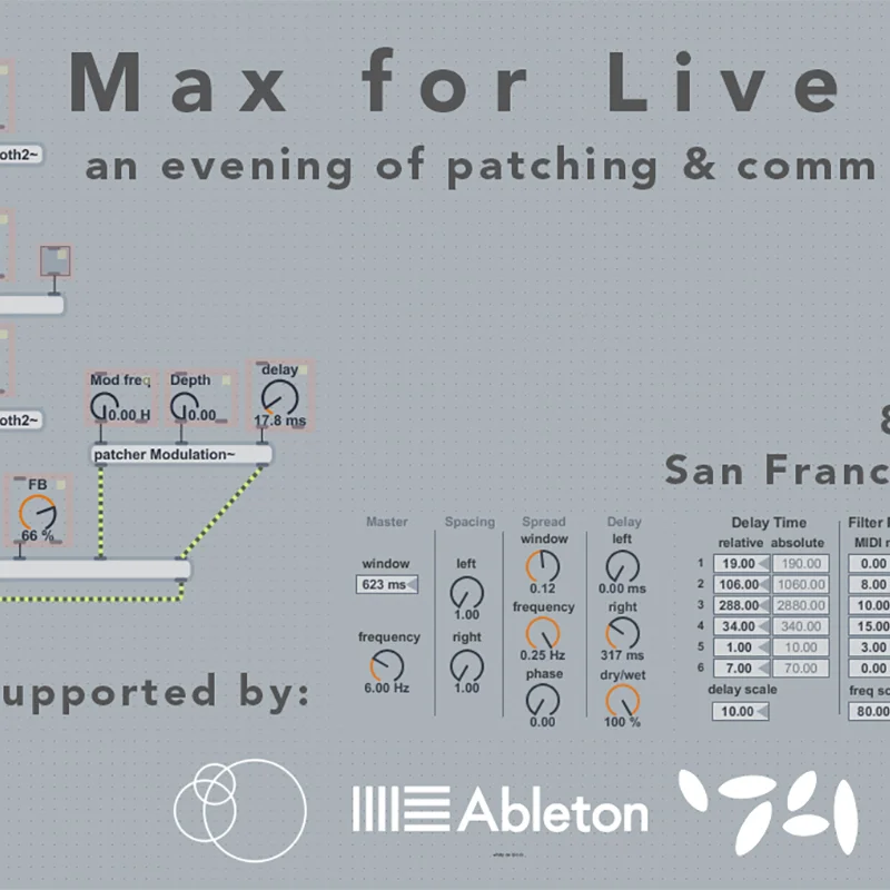 Max For Live Hack - Aug 15, 2013 - San Francisco