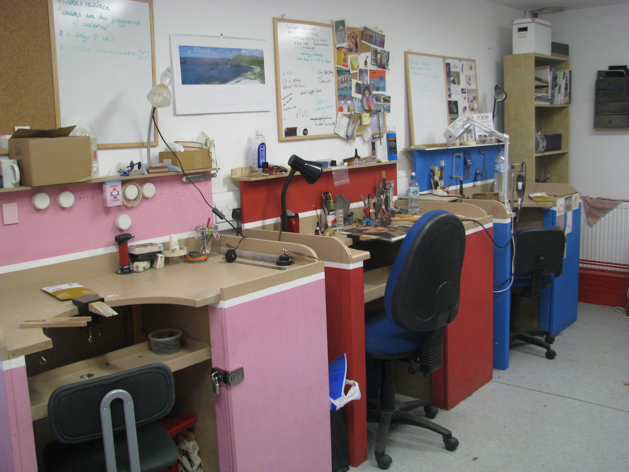 Studio 1 - Jewellers benches