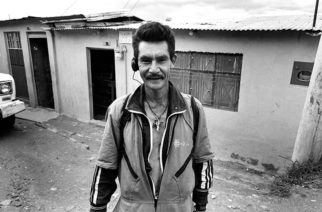   "El loco", a local legend who is well known in the neighbourhood for his good humour and "craziness".&nbsp;  