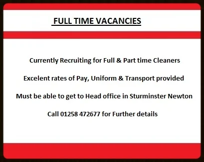  Please Call Jackie or Shaun on 01258 472677 for more information .................