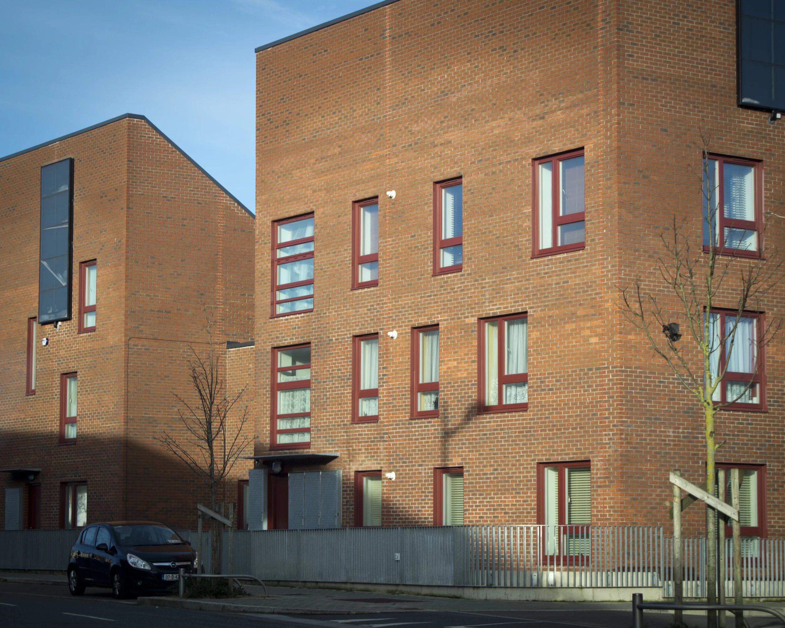 Red Honeycomb Brickwork