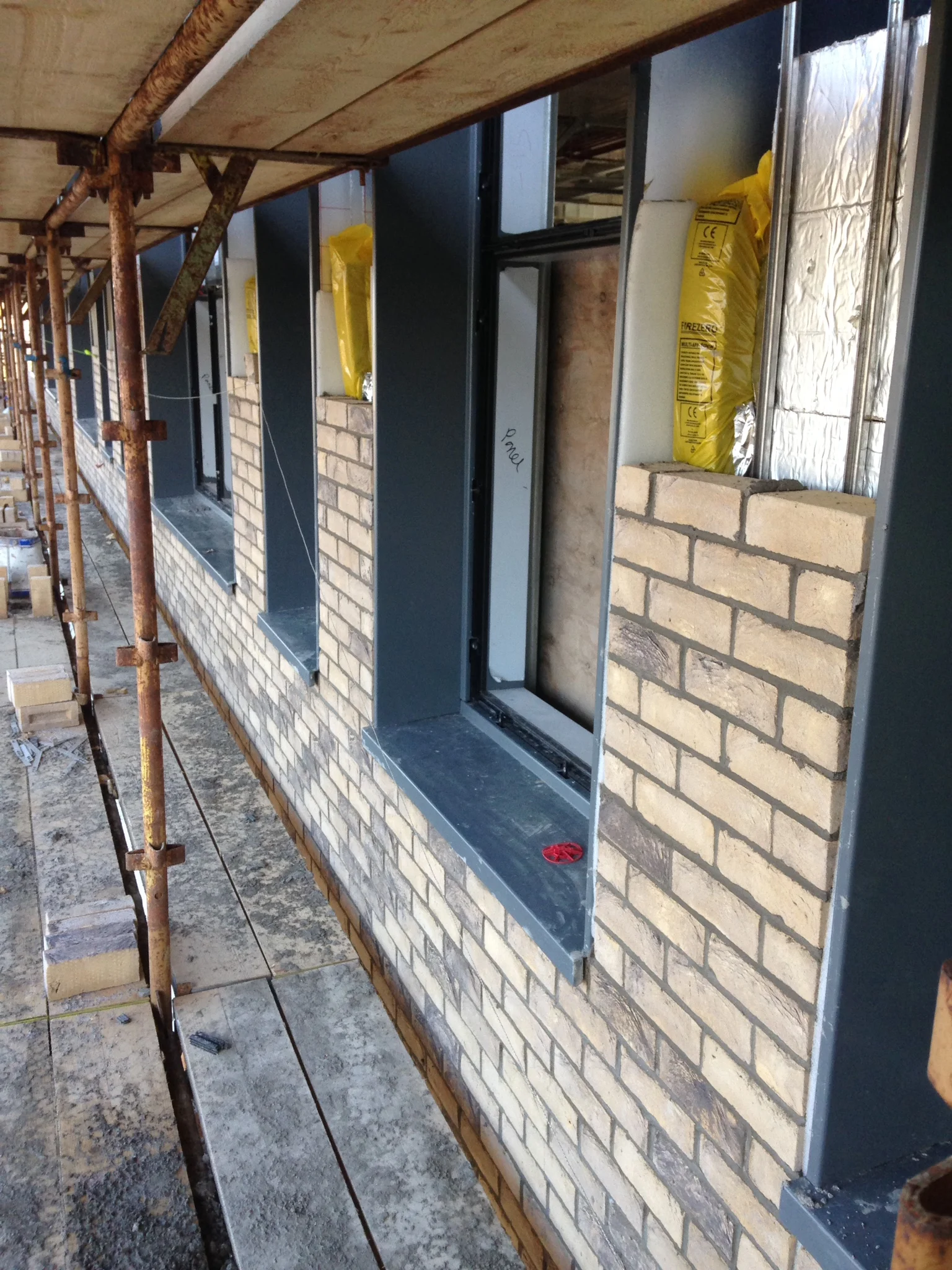 Brickwork Under Scaffolding