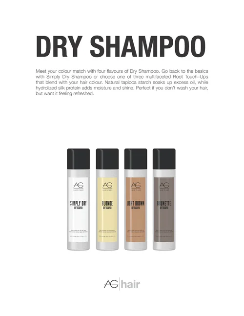 Ag Rice Shampoo AG Dry Shampoo's Are Now Available — Armstrong McCall North Austin