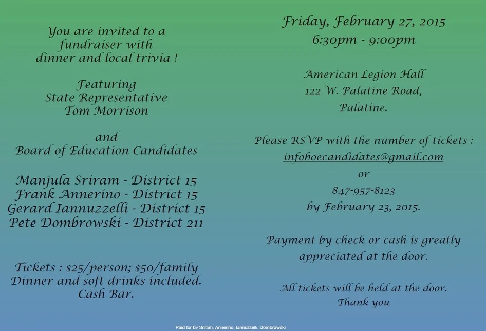 Local Trivia Fundraiser