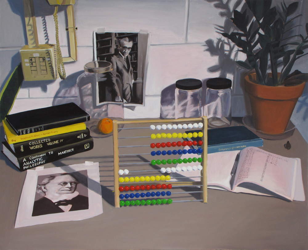 Goldbach Conjecture Study Oil on panel