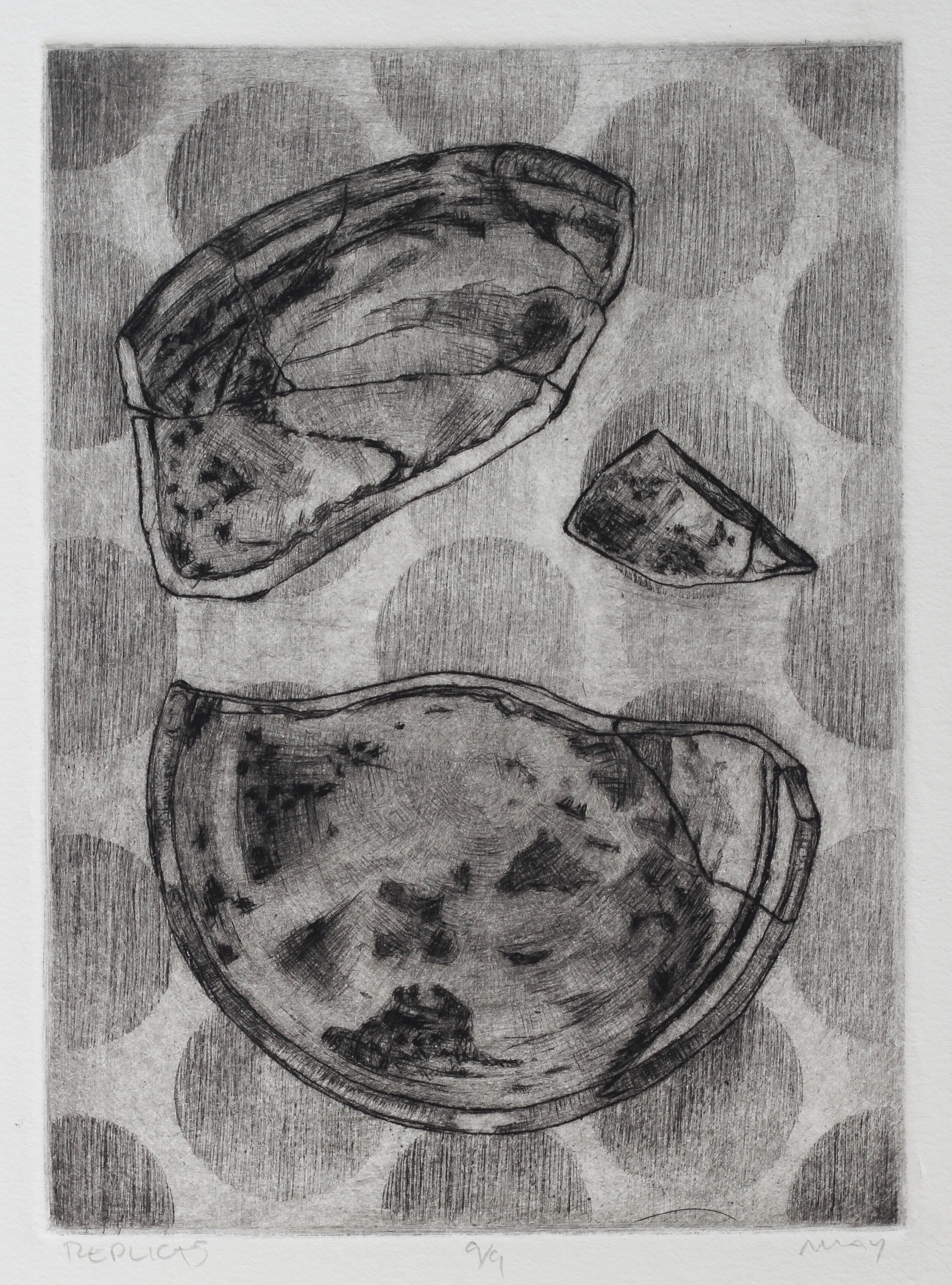   Replicas  5”x7” Dry Point (Edition of 9) 