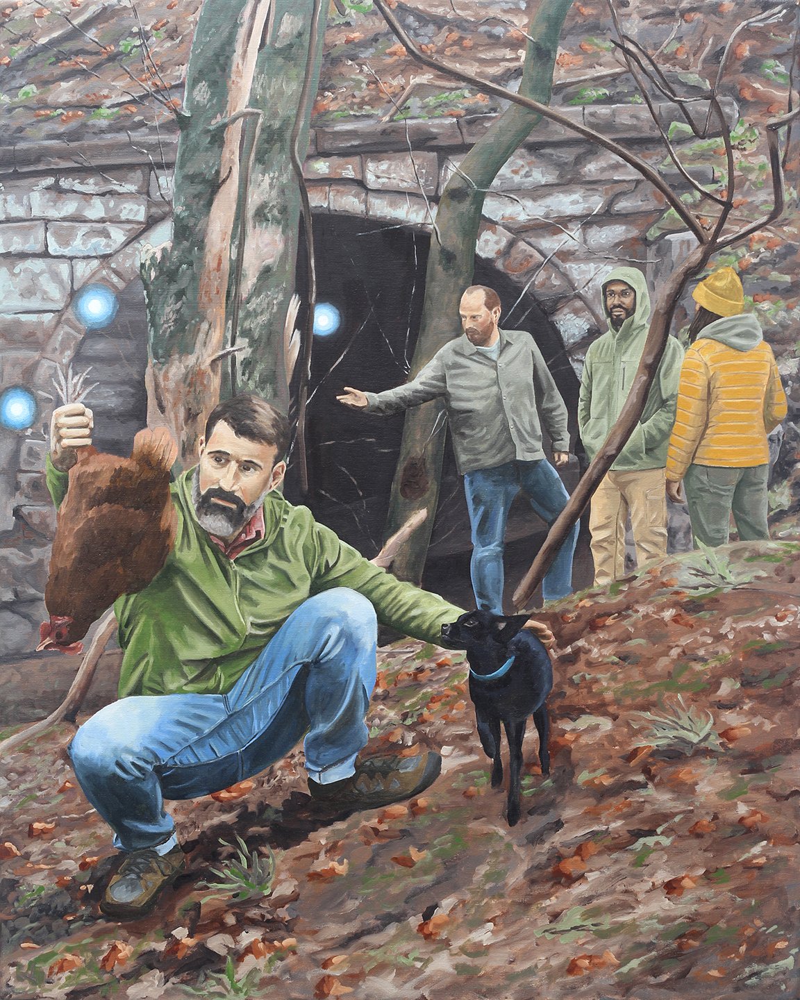   The Chicken  32”x40” Oil on canvas 